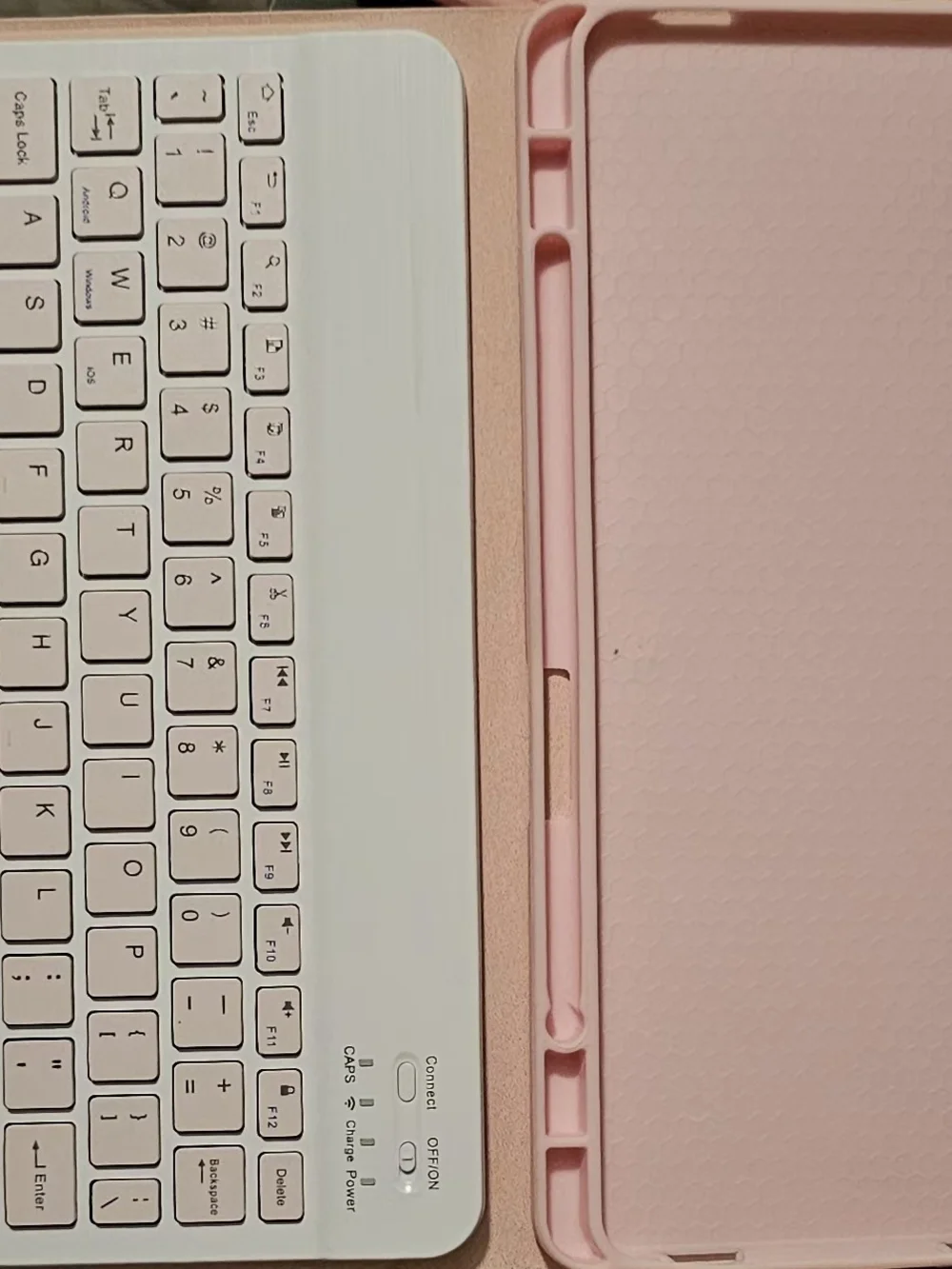 Samsung S8 Tablet With S-pen Hard Cover And Soft Pink Blutooth Keyboard Cover